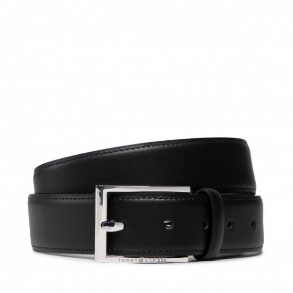Cintura da uomo Tommy Hilfiger - Formal Belt 3.5 AM0AM08294 BDS