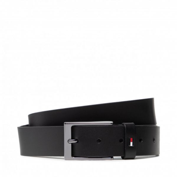 Cintura da uomo Tommy Hilfiger - Layton Adj Belt 3.5 AM0AM08300 BDS