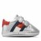 Scarpe basse TOMMY HILFIGER - Velcro Shoe Silver T0A4-32110-1070 Silver 904