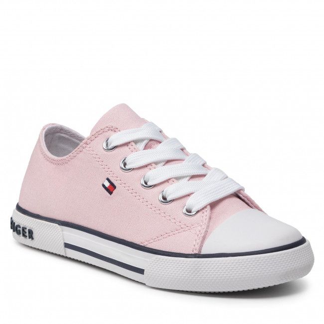 Scarpe da ginnastica Tommy Hilfiger - Low Cut Lace-Up Sneaker T3A4-32117-0890 M Pink 302