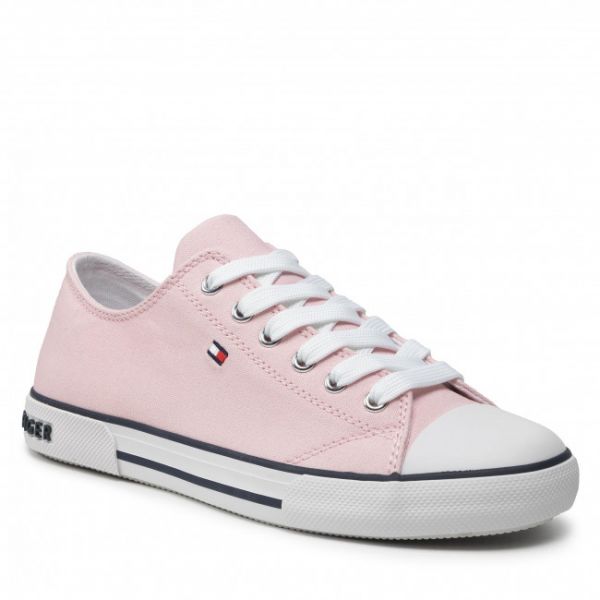 Scarpe da ginnastica Tommy Hilfiger - Low Cut Lace-Up Sneaker T3A4-32117-0890 S Pink 302 Scarpe da ginnastica Tommy Hilfiger - Low Cut Lace-Up Sneaker T3A4-32117-0890 S Pink 302