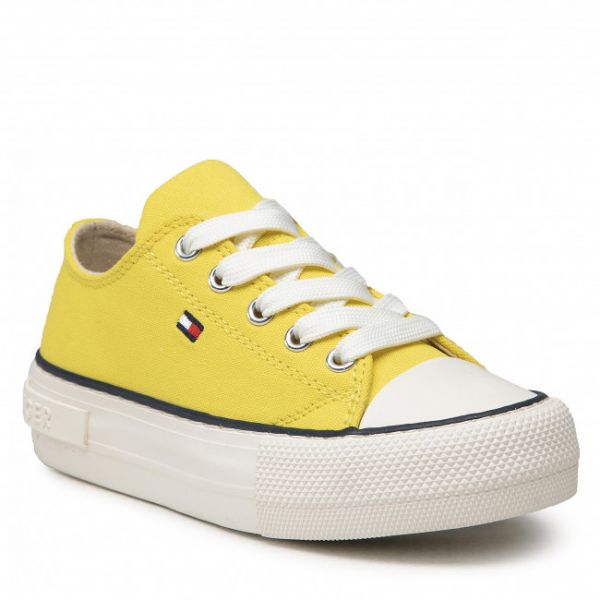 Scarpe da ginnastica Tommy Hilfiger - Low Cut Lace-Up Sneaker T3A4-32118-0890 M Yellow 200 Scarpe da ginnastica Tommy Hilfiger - Low Cut Lace-Up Sneaker T3A4-32118-0890 M Yellow 200