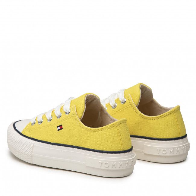 Scarpe da ginnastica Tommy Hilfiger - Low Cut Lace-Up Sneaker T3A4-32118-0890 M Yellow 200