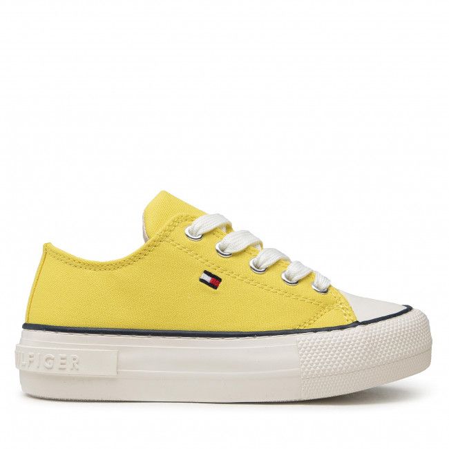 Scarpe da ginnastica Tommy Hilfiger - Low Cut Lace-Up Sneaker T3A4-32118-0890 M Yellow 200