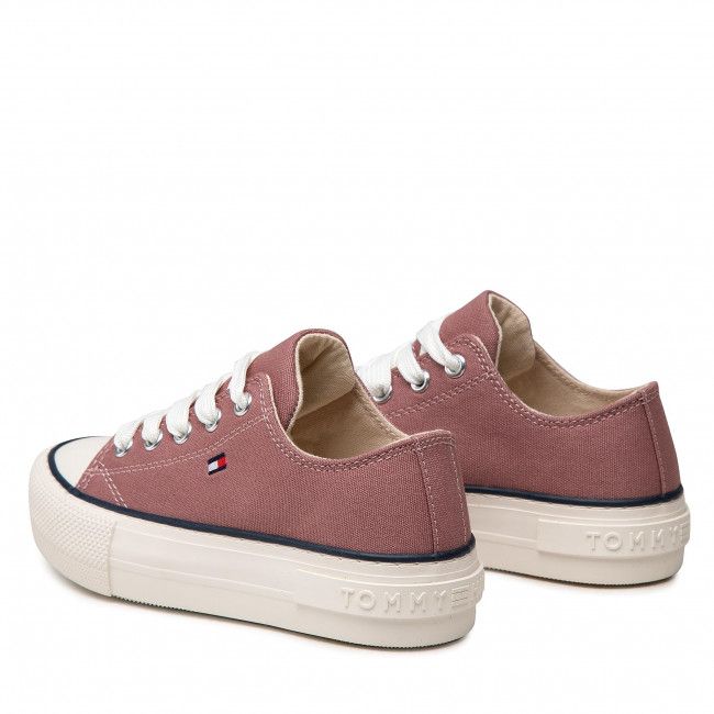 Scarpe da ginnastica Tommy Hilfiger - Low Cut Lace-Up Sneaker T3A4-32118-0890 M Antique Rose 303