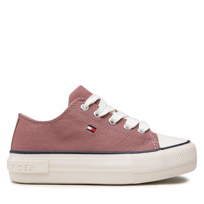 Scarpe da ginnastica Tommy Hilfiger - Low Cut Lace-Up Sneaker T3A4-32118-0890 M Antique Rose 303