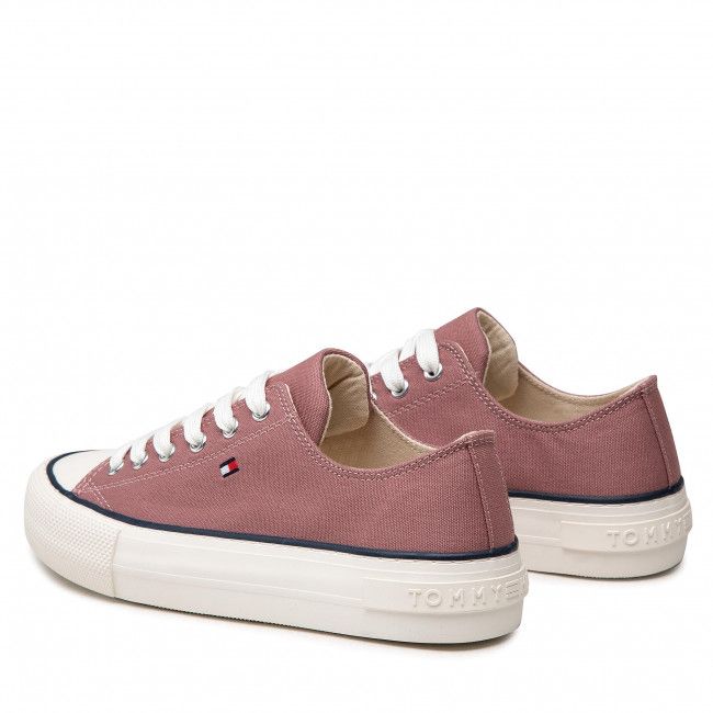 Scarpe da ginnastica Tommy Hilfiger - Low Cut Lace-Up Sneaker T3A4-32118-0890 S Antique Rose 303