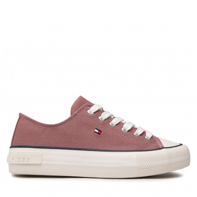 Scarpe da ginnastica Tommy Hilfiger - Low Cut Lace-Up Sneaker T3A4-32118-0890 S Antique Rose 303