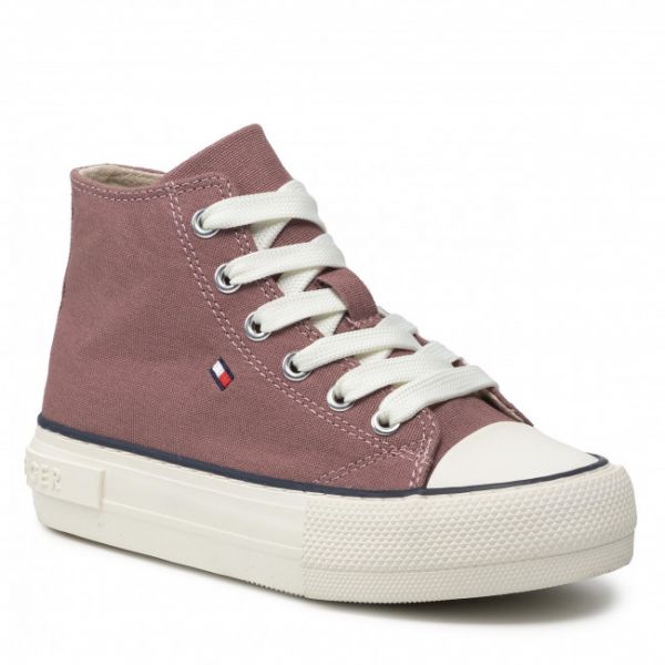 Scarpe da ginnastica TOMMY HILFIGER - High Top Lace-Up Sneaker T3A4-32119-0890 M Antique Rose 303 Scarpe da ginnastica TOMMY HILFIGER - High Top Lace-Up Sneaker T3A4-32119-0890 M Antique Rose 303