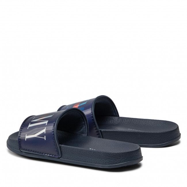 Ciabatte TOMMY HILFIGER - Holographic Pool Slide T3B0-32276-1172800 M Blue