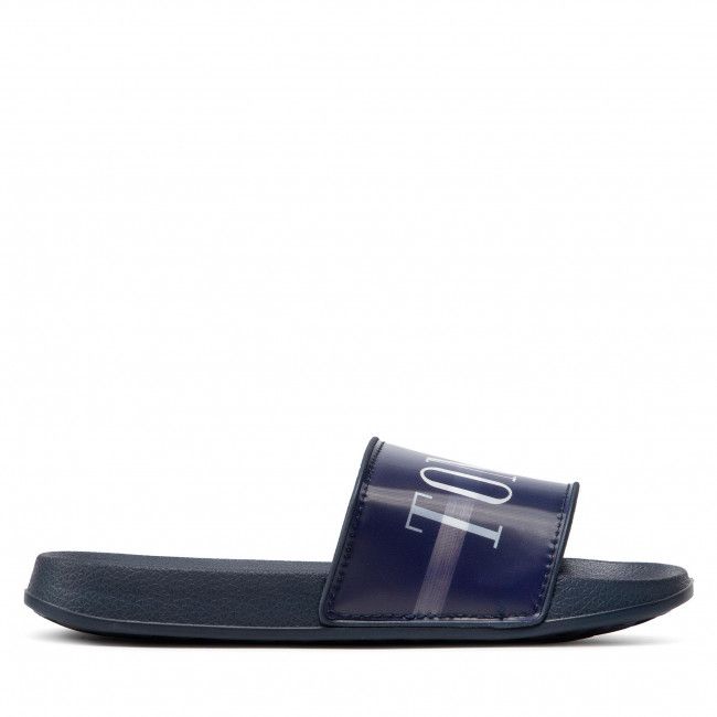 Ciabatte TOMMY HILFIGER - Holographic Pool Slide T3B0-32276-1172 S Blue 800