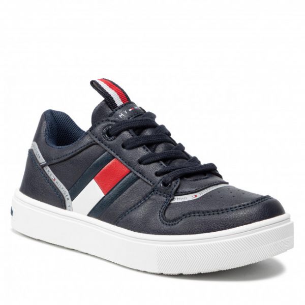 Sneakers Tommy Hilfiger - Low Cut Lace-Up Sneaker T3B4-32065-0900 M Blue 800 Sneakers Tommy Hilfiger - Low Cut Lace-Up Sneaker T3B4-32065-0900 M Blue 800