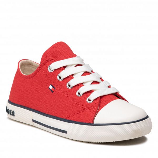 Scarpe da ginnastica TOMMY HILFIGER - Low Cut Lace-Up Sneaker T3X4-32207-0890 M Red 300 Scarpe da ginnastica TOMMY HILFIGER - Low Cut Lace-Up Sneaker T3X4-32207-0890 M Red 300