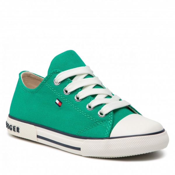 Scarpe da ginnastica Tommy Hilfiger - Low Cut Lace-Up Sneaker T3X4-32207-0890 M Green 400 Scarpe da ginnastica Tommy Hilfiger - Low Cut Lace-Up Sneaker T3X4-32207-0890 M Green 400