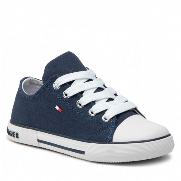 Scarpe da ginnastica Tommy Hilfiger - Low Cut Lace-Up Sneaker T3X4-32207-0890 M Blue 800 Scarpe da ginnastica Tommy Hilfiger - Low Cut Lace-Up Sneaker T3X4-32207-0890 M Blue 800