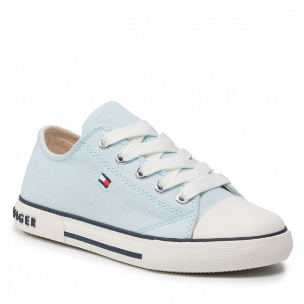 Scarpe da ginnastica TOMMY HILFIGER - Low Cut Lace-Up Sneaker T3X4-32207-08908 M Light Blue 812 Scarpe da ginnastica TOMMY HILFIGER - Low Cut Lace-Up Sneaker T3X4-32207-08908 M Light Blue 812