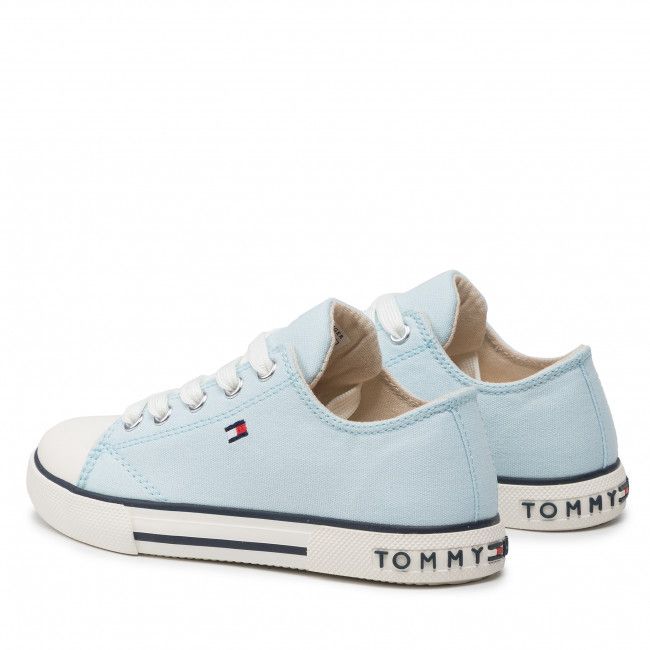 Scarpe da ginnastica TOMMY HILFIGER - Low Cut Lace-Up Sneaker T3X4-32207-08908 M Light Blue 812