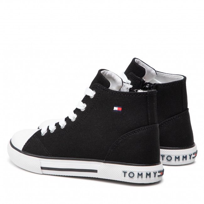 Scarpe da ginnastica TOMMY HILFIGER - High Top Lace-Up Sneaker T3X4-32209-0890 M Black 999