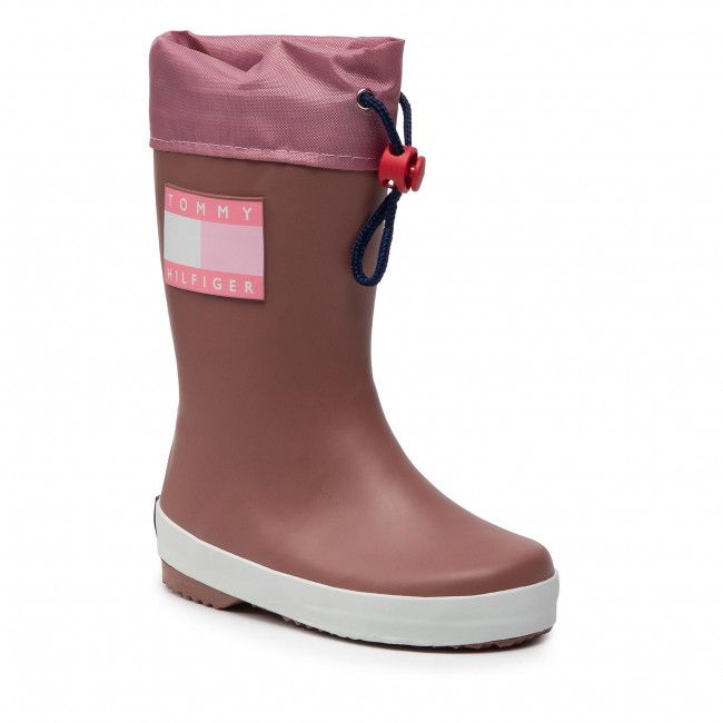 Wellington Tommy Hilfiger - Rain Boot T3X6-30766-0047 M Antique Rose 303