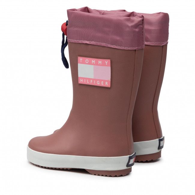 Wellington Tommy Hilfiger - Rain Boot T3X6-30766-0047 M Antique Rose 303