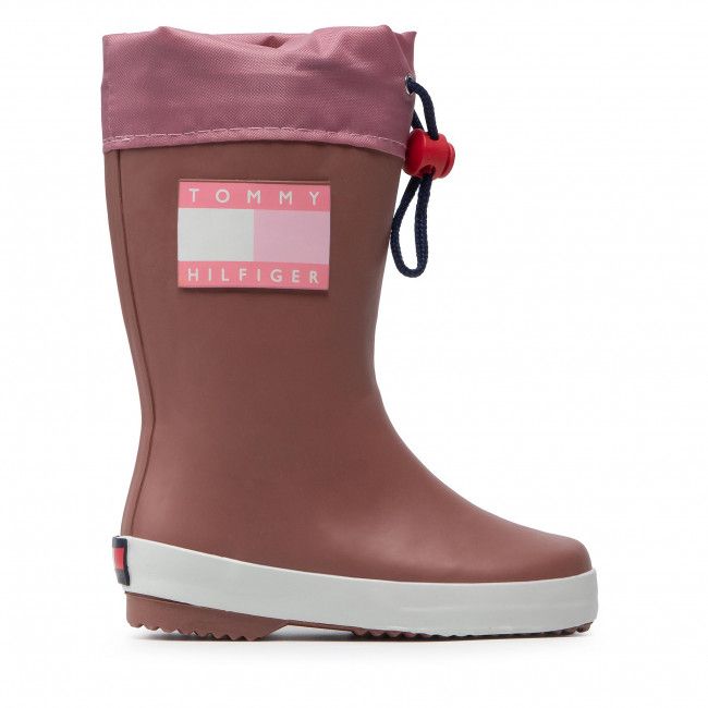 Wellington Tommy Hilfiger - Rain Boot T3X6-30766-0047 M Antique Rose 303