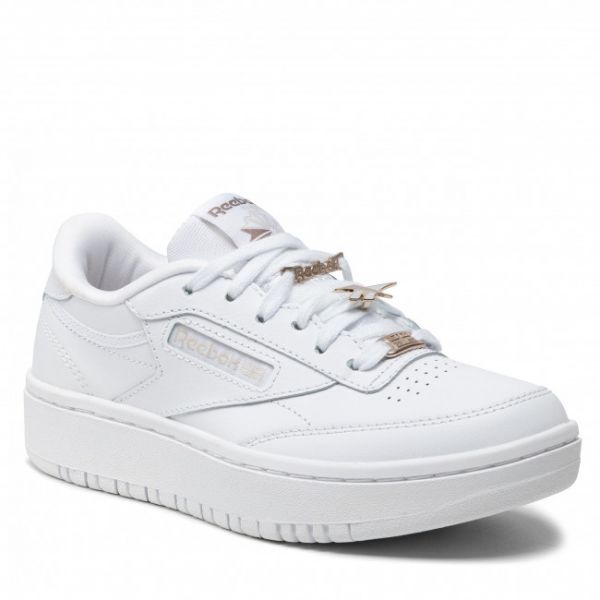 Scarpe Reebok - Club C Double GW9120 Ftwwht/Bougry/Moonst Scarpe Reebok - Club C Double GW9120 Ftwwht/Bougry/Moonst