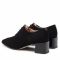 Scarpe basse BALDACCINI - 1647500 Czarny Zamsz