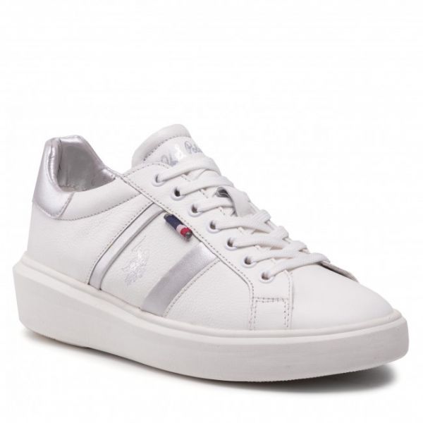 Sneakers U.S. POLO ASSN. - Cardi CARDI001W/AL1 Whi-Sil01 Sneakers U.S. POLO ASSN. - Cardi CARDI001W/AL1 Whi-Sil01
