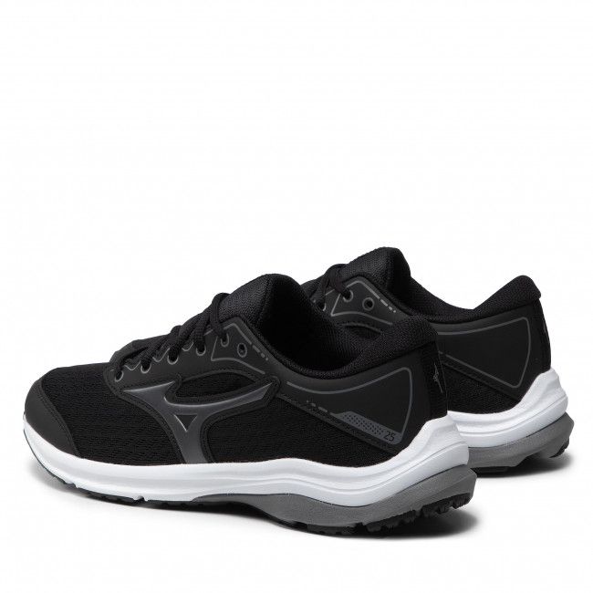 Scarpe MIZUNO - Wave Rider 25 Jr K1GC213349 Black/Mshadow/Q Shade