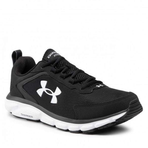 Scarpe UNDER ARMOUR - Ua Charged Assert 9 3024590-001 Blk/Wht Scarpe UNDER ARMOUR - Ua Charged Assert 9 3024590-001 Blk/Wht