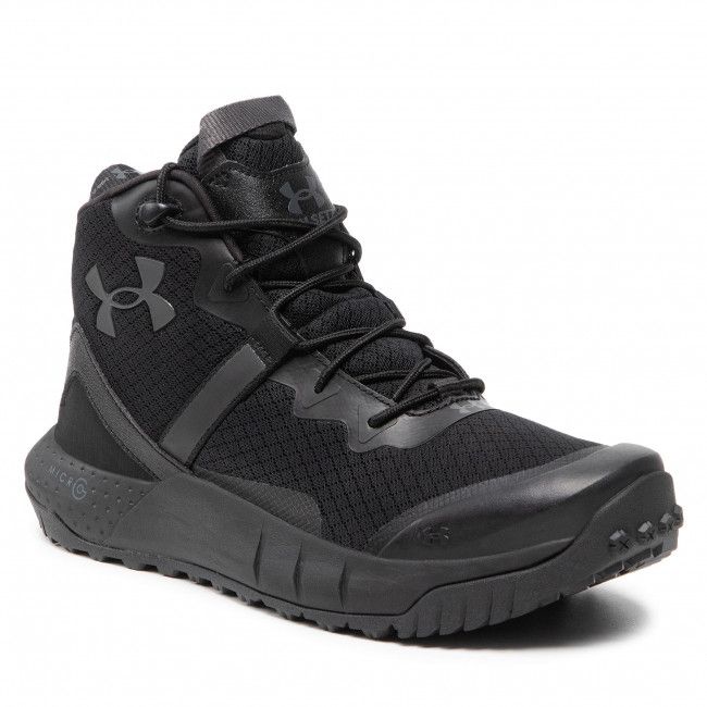 Scarpe UNDER ARMOUR - Ua Micro G Valsetz Mid 3023741-001 Blk/Blk