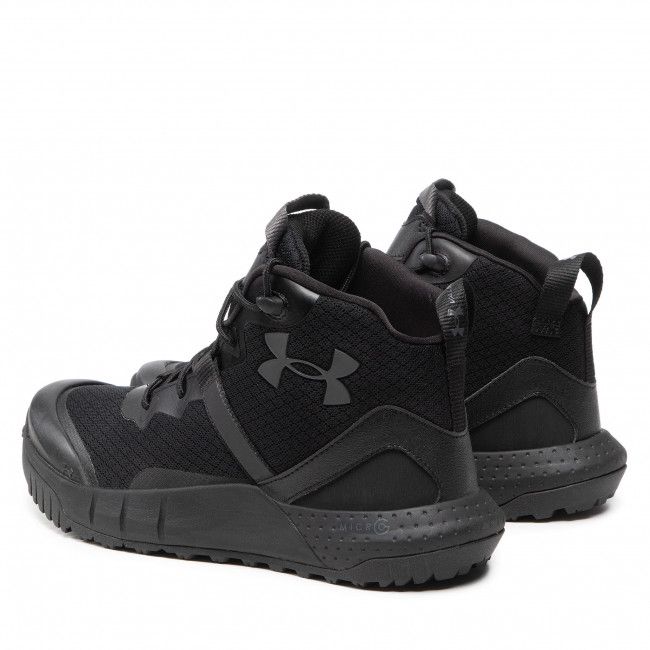 Scarpe UNDER ARMOUR - Ua Micro G Valsetz Mid 3023741-001 Blk/Blk