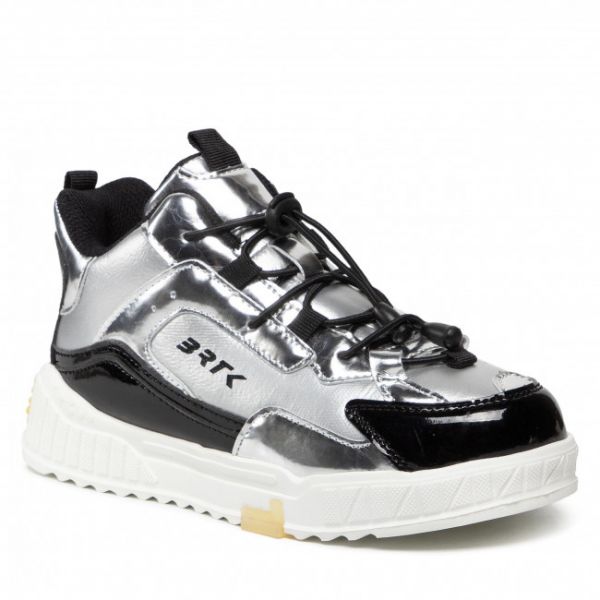 Sneakers Bartek - 17172001 Srebrny/Czarny Sneakers Bartek - 17172001 Srebrny/Czarny