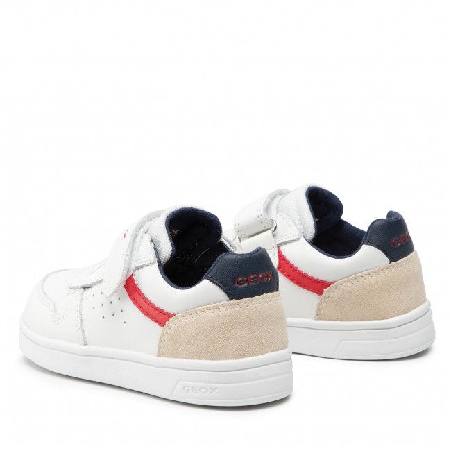 Sneakers Geox - B Djrock B. A B252CA 08522 C0050 S White/Red