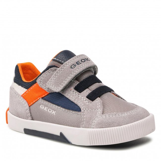 Sneakers GEOX - B Kilwi B. A B25A7A 01422 C1208 M Lt Grey/Orange