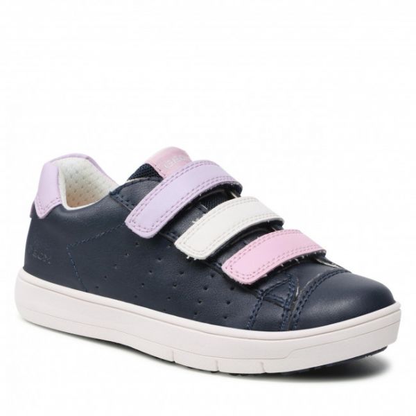 Sneakers Geox - J Silenex G.B J15DWB 000BC C4215 M Navy/Lilac Sneakers Geox - J Silenex G.B J15DWB 000BC C4215 M Navy/Lilac