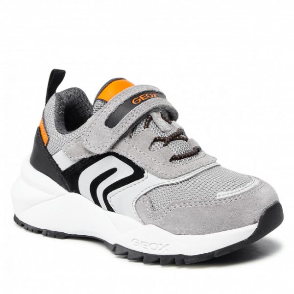 Sneakers Geox - J Heevok B. A J16EQA 02214 C0036 M Grey/Orange Sneakers Geox - J Heevok B. A J16EQA 02214 C0036 M Grey/Orange