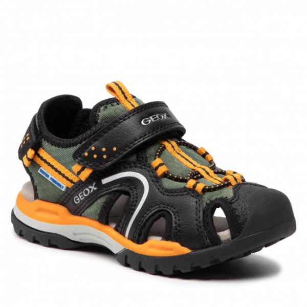 Sandali Geox - J Borealis B.B J250RB 014ME C0038 S Black/Orange Sandali Geox - J Borealis B.B J250RB 014ME C0038 S Black/Orange
