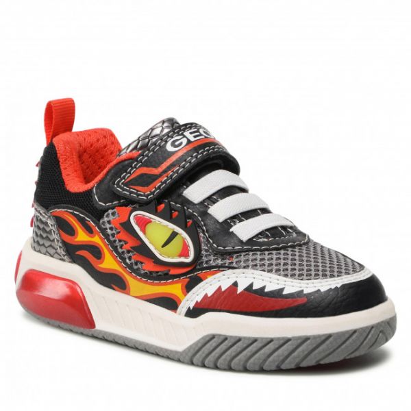 Sneakers Geox - J Inek B. A J259CA 014BU C0038 M Black/Orange Sneakers Geox - J Inek B. A J259CA 014BU C0038 M Black/Orange