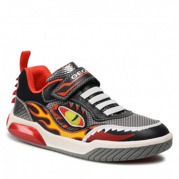 Sneakers Geox - J Inek B. A J259CA 014BU C0038 DD Black/Orange Sneakers Geox - J Inek B. A J259CA 014BU C0038 DD Black/Orange