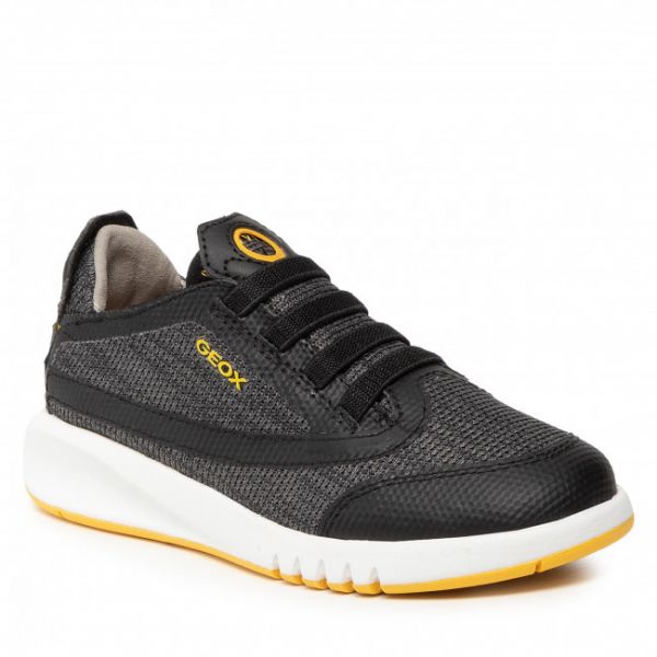 Sneakers Geox - J Aeranter B. A J25BNA 07TBC C0054 M Black/Yellow Sneakers Geox - J Aeranter B. A J25BNA 07TBC C0054 M Black/Yellow