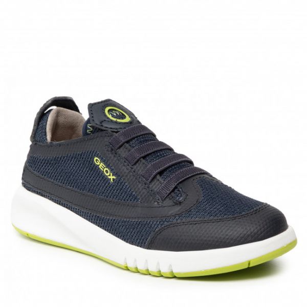 Sneakers Geox - J Aeranter B. A J25BNA 07TBC CF43S M Navy/Lime Green Sneakers Geox - J Aeranter B. A J25BNA 07TBC CF43S M Navy/Lime Green