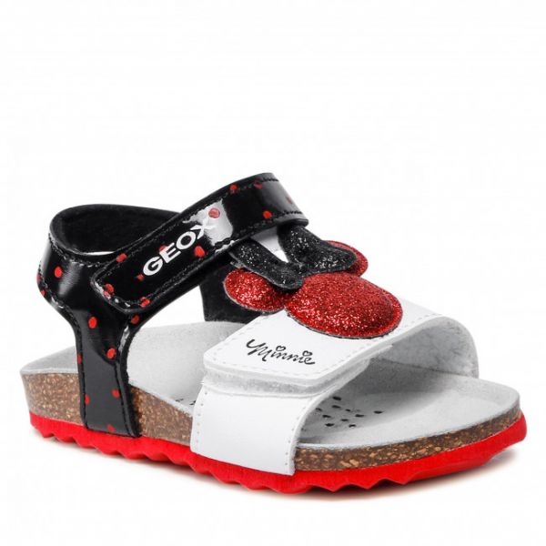 Sandali Geox - B S. Chalki G. C B152RC 00254 C0404 M White/Black Sandali Geox - B S. Chalki G. C B152RC 00254 C0404 M White/Black