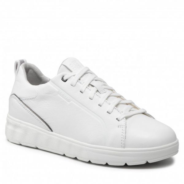 Sneakers GEOX - U Spherica Ec4 B U25E7B 00085 C1000 White Sneakers GEOX - U Spherica Ec4 B U25E7B 00085 C1000 White