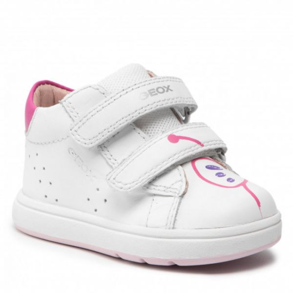 Sneakers Geox - B Biglia G. C B044CC 08554 C0563 White/Fuchsia Sneakers Geox - B Biglia G. C B044CC 08554 C0563 White/Fuchsia