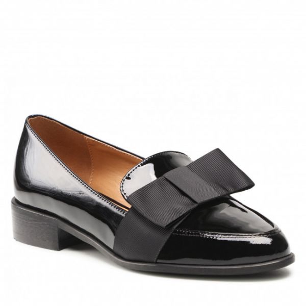 Loafers SAGAN - 4680 Czarny Lakier Loafers SAGAN - 4680 Czarny Lakier