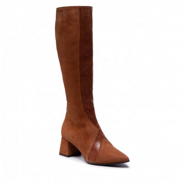 Stivali SAGAN - 4693 Rudy Welur/Ruda Jaszczurka Stivali SAGAN - 4693 Rudy Welur/Ruda Jaszczurka