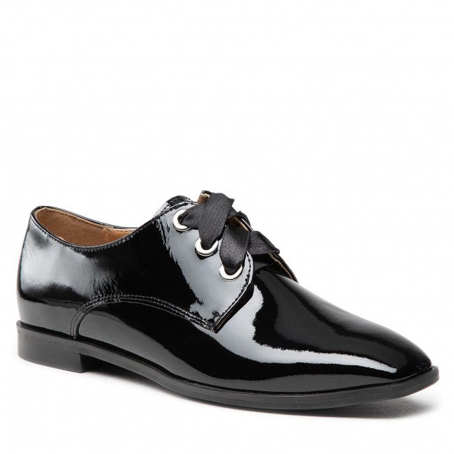 Oxfords SAGAN - 4591 Czarny Lakier