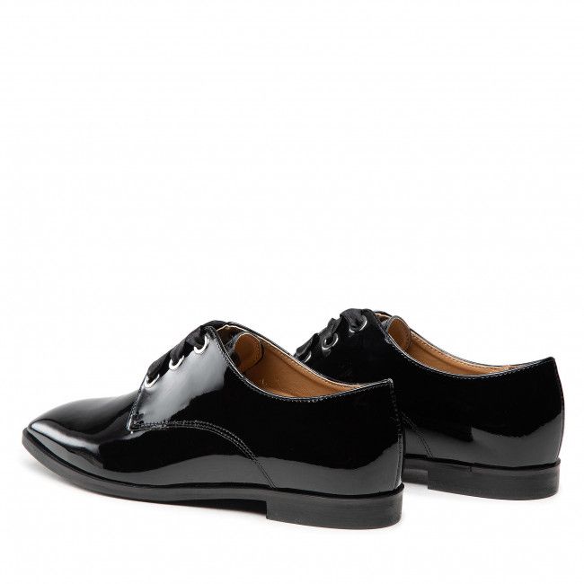 Oxfords SAGAN - 4591 Czarny Lakier