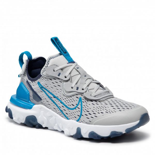 Scarpe NIKE - React Vision (GS) CD6888 011 Grey Fog/Imperial Blue Scarpe NIKE - React Vision (GS) CD6888 011 Grey Fog/Imperial Blue